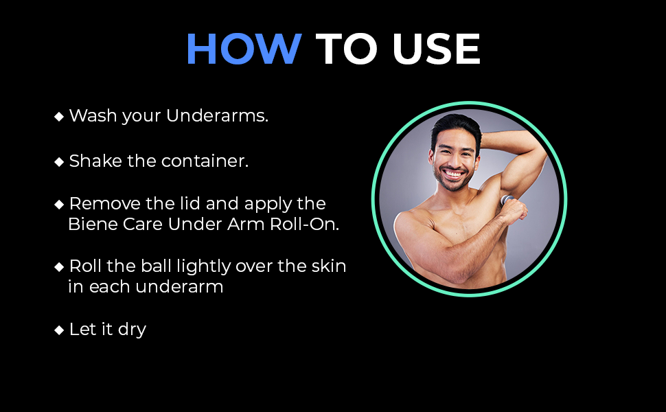 Underarm Roll On Serum for Men's