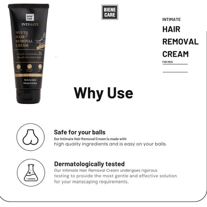 Intimate Hair Removal Cream for Men's
