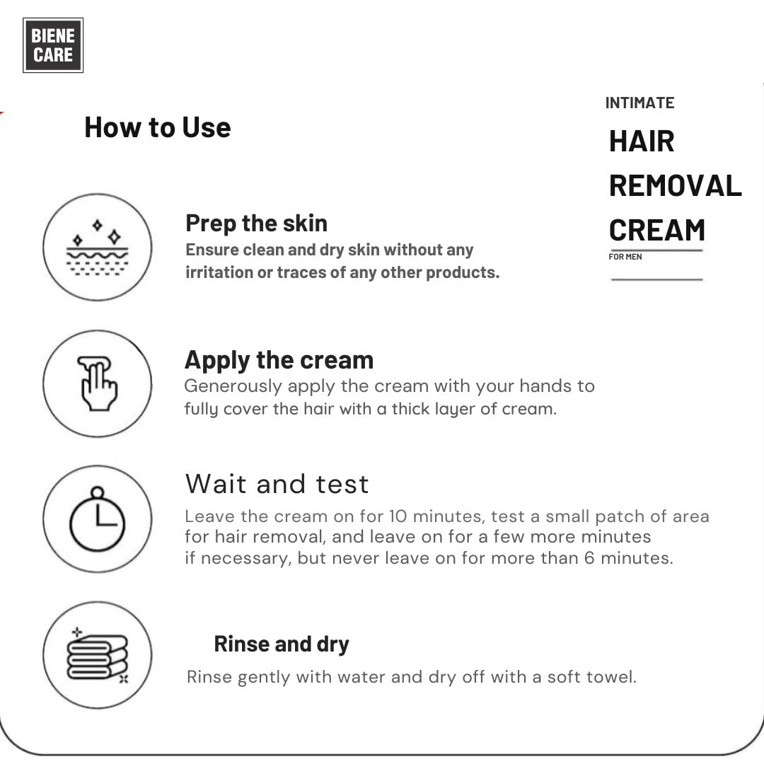 Intimate Hair Removal Cream for Men's