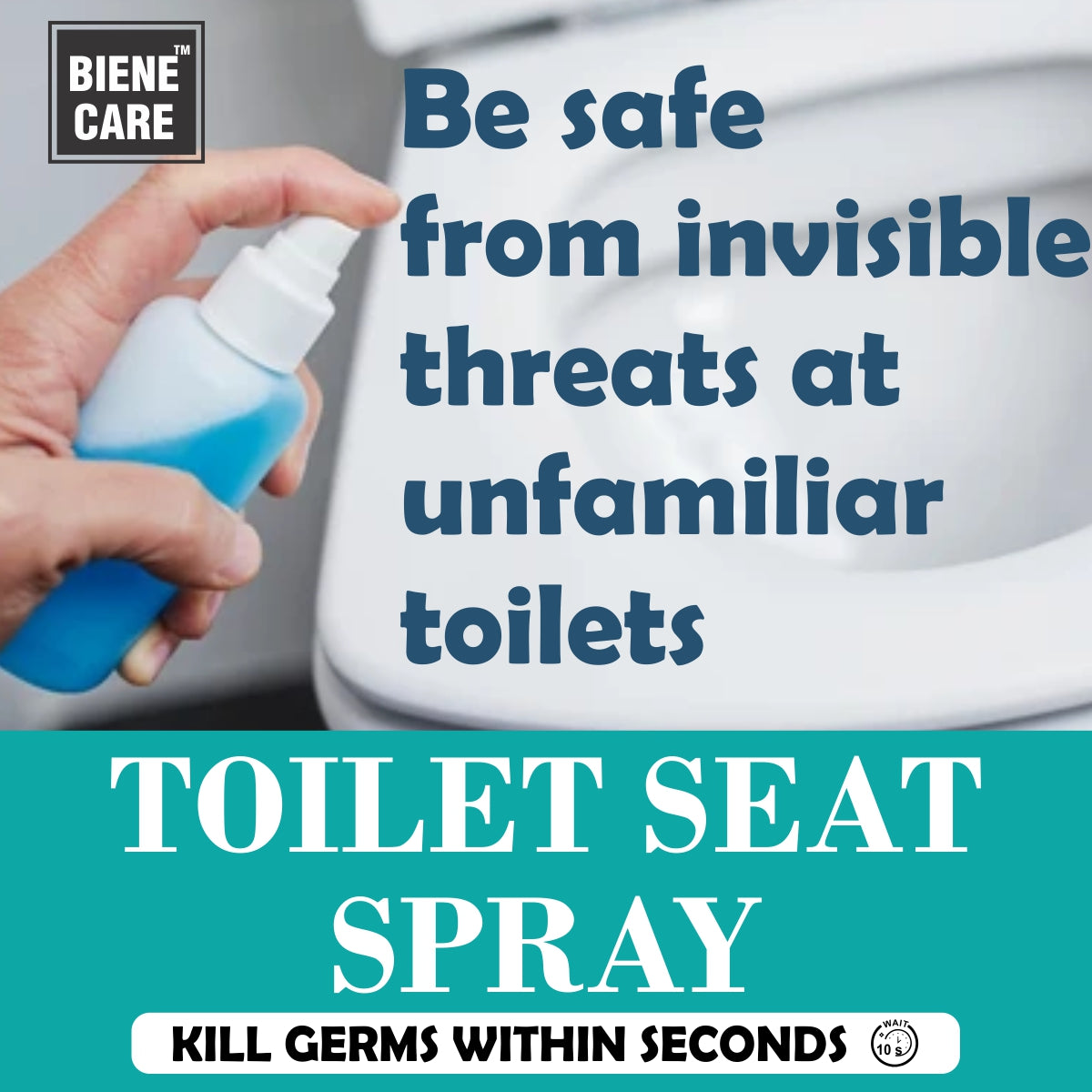 BIENE CARE disinfectant toilet seat spray 50 ml