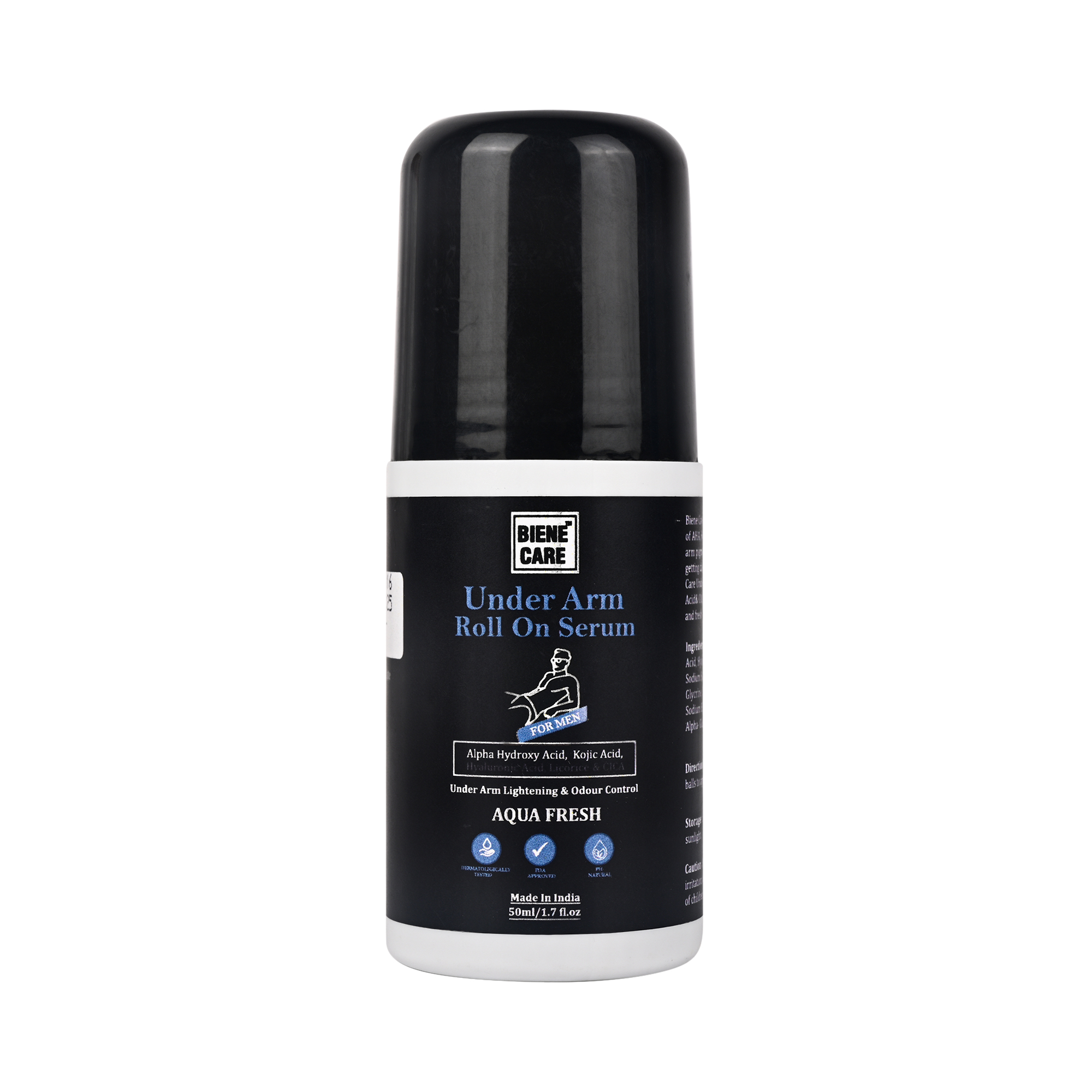 Biene Care Under Arm Roll On, Lightening & Odour Control, Aqua Fresh, For Men || 50Ml - Image 4